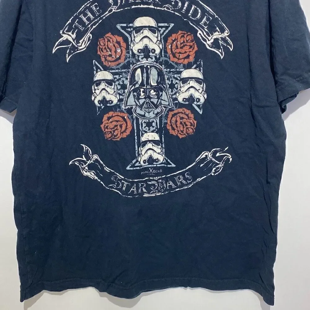 Marc Ecko Cut & Sew Men's Black The Dark Side Star Wars T-Shirt‎ Size XL